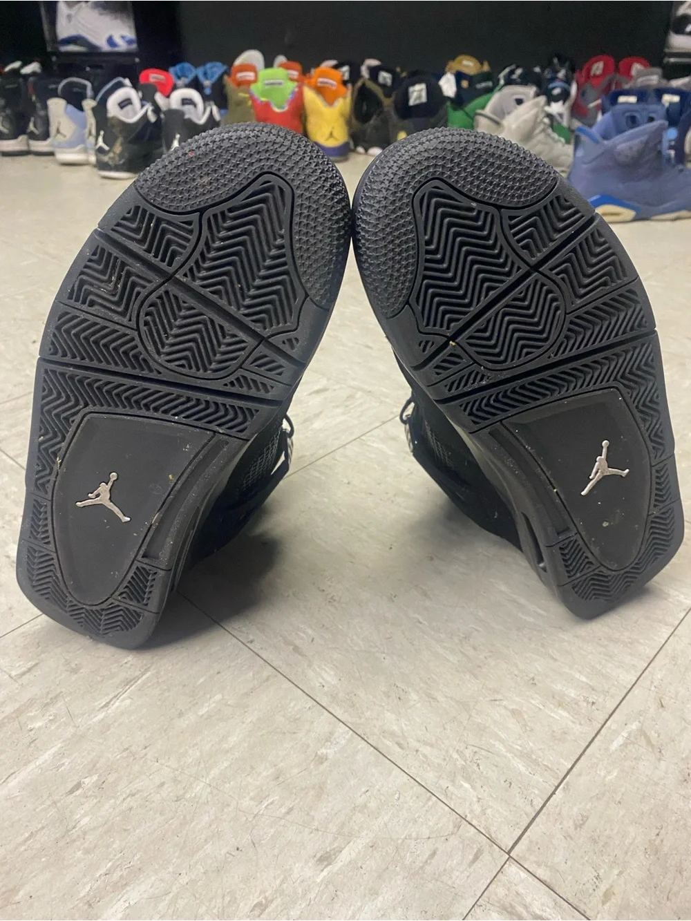 Jordan Retro 4 “Black Cat” Retro Basketball Sneakers